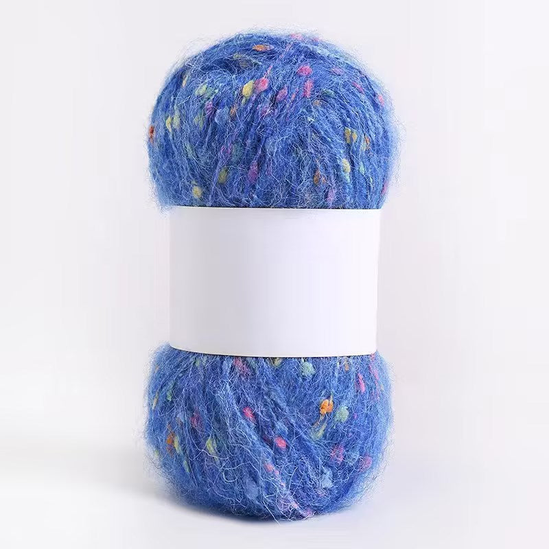 YARN60001 Speckled Teddy Yarn | Soft Textured Crochet Yarn for Scarves, Hats, Bags & DIY Creations