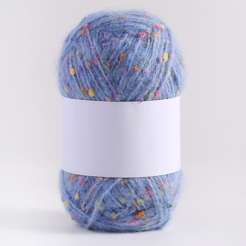 YARN60001 Speckled Teddy Yarn | Soft Textured Crochet Yarn for Scarves, Hats, Bags & DIY Creations