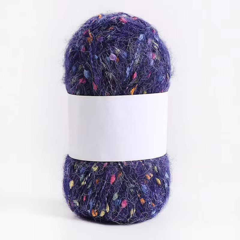 YARN60001 Speckled Teddy Yarn | Soft Textured Crochet Yarn for Scarves, Hats, Bags & DIY Creations