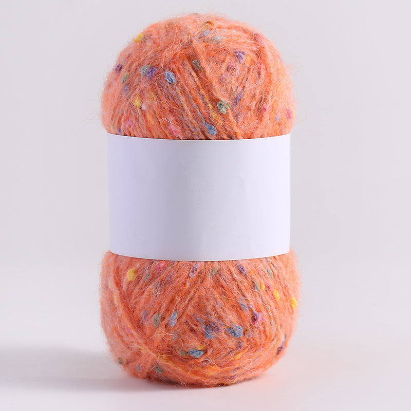 YARN60001 Speckled Teddy Yarn | Soft Textured Crochet Yarn for Scarves, Hats, Bags & DIY Creations