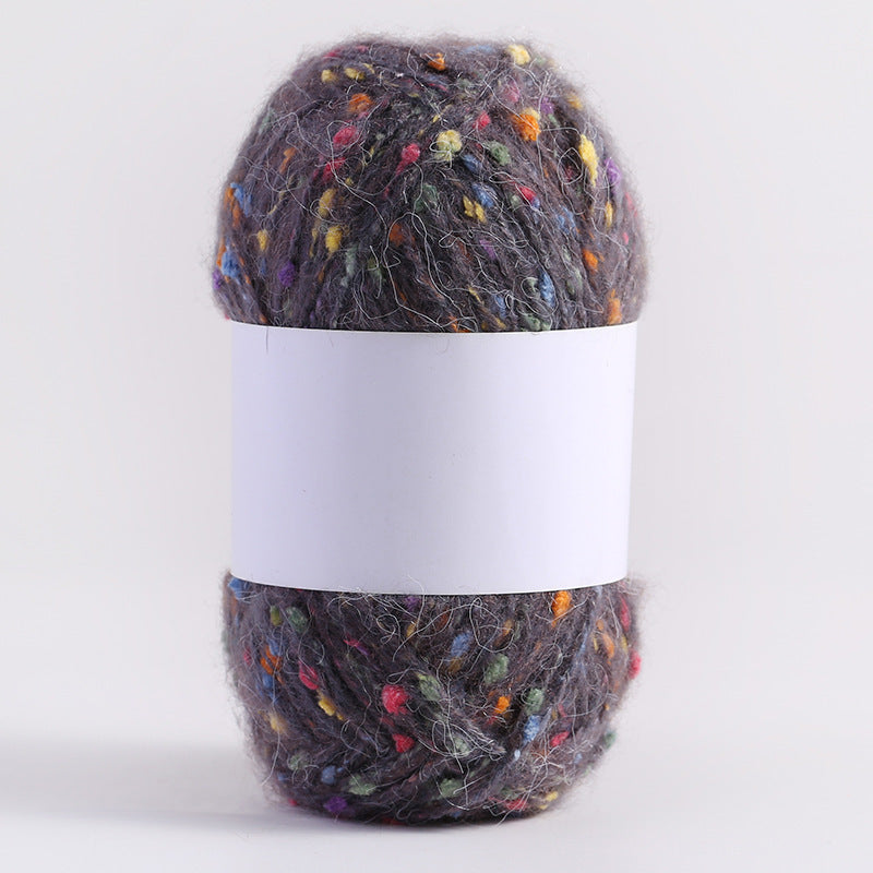 YARN60001 Speckled Teddy Yarn | Soft Textured Crochet Yarn for Scarves, Hats, Bags & DIY Creations