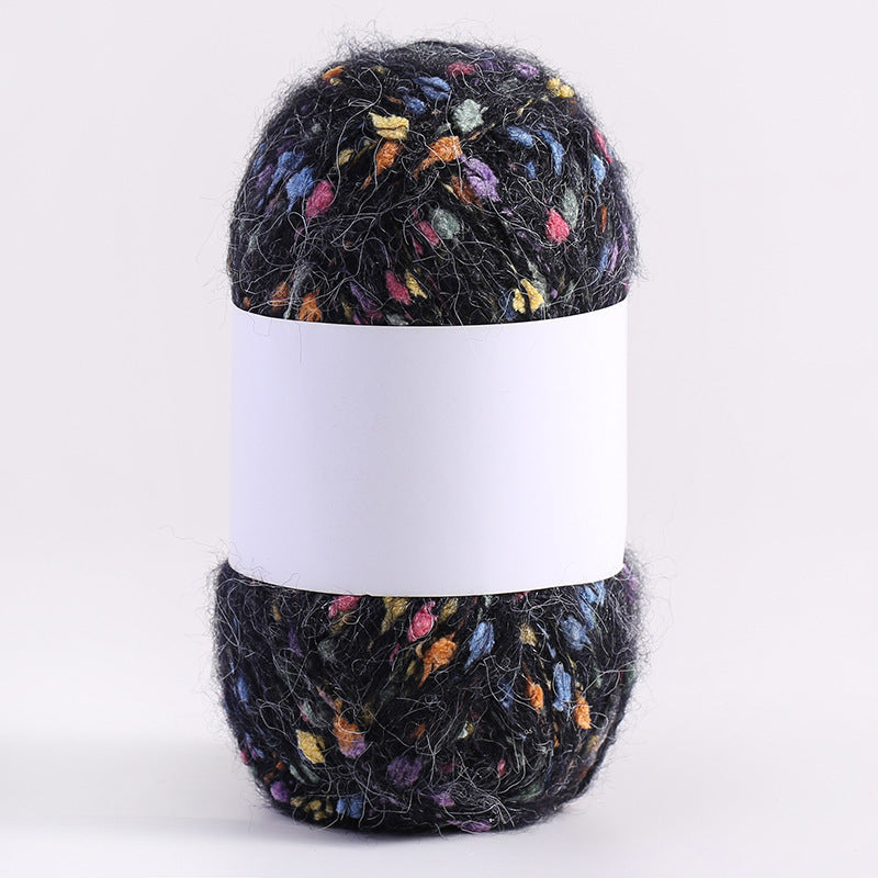 YARN60001 Speckled Teddy Yarn | Soft Textured Crochet Yarn for Scarves, Hats, Bags & DIY Creations