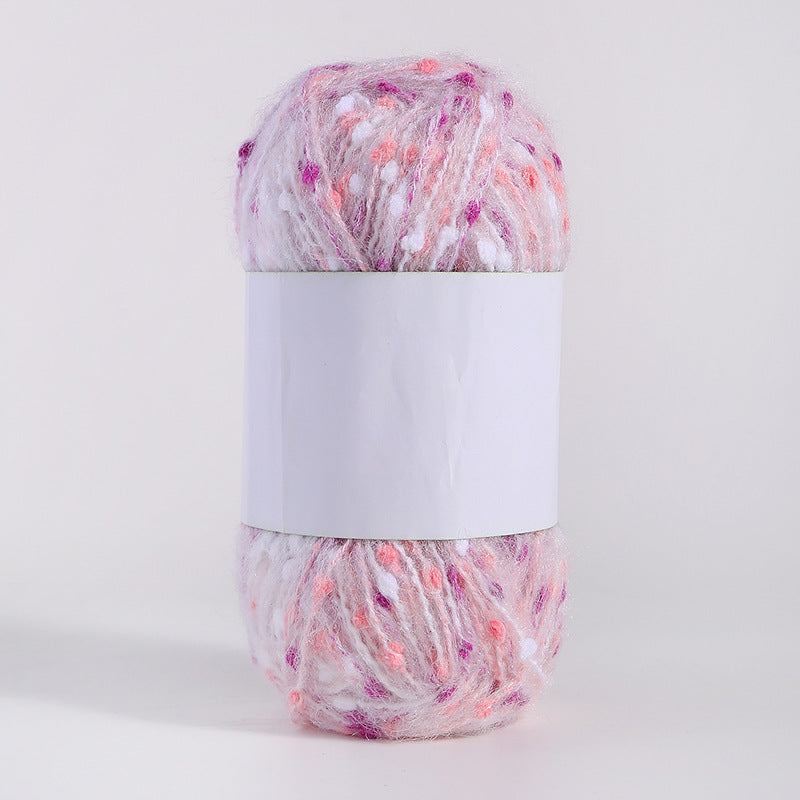 YARN60001 Speckled Teddy Yarn | Soft Textured Crochet Yarn for Scarves, Hats, Bags & DIY Creations