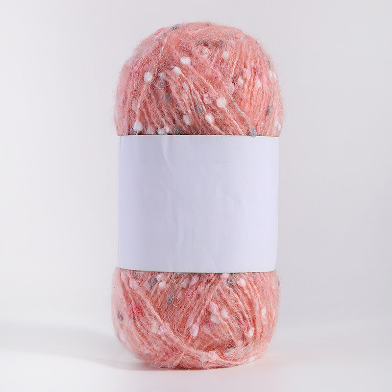 YARN60001 Speckled Teddy Yarn | Soft Textured Crochet Yarn for Scarves, Hats, Bags & DIY Creations