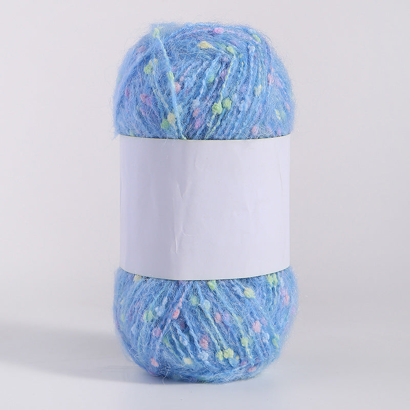 YARN60001 Speckled Teddy Yarn | Soft Textured Crochet Yarn for Scarves, Hats, Bags & DIY Creations