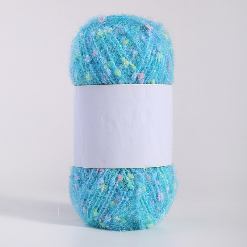 YARN60001 Speckled Teddy Yarn | Soft Textured Crochet Yarn for Scarves, Hats, Bags & DIY Creations