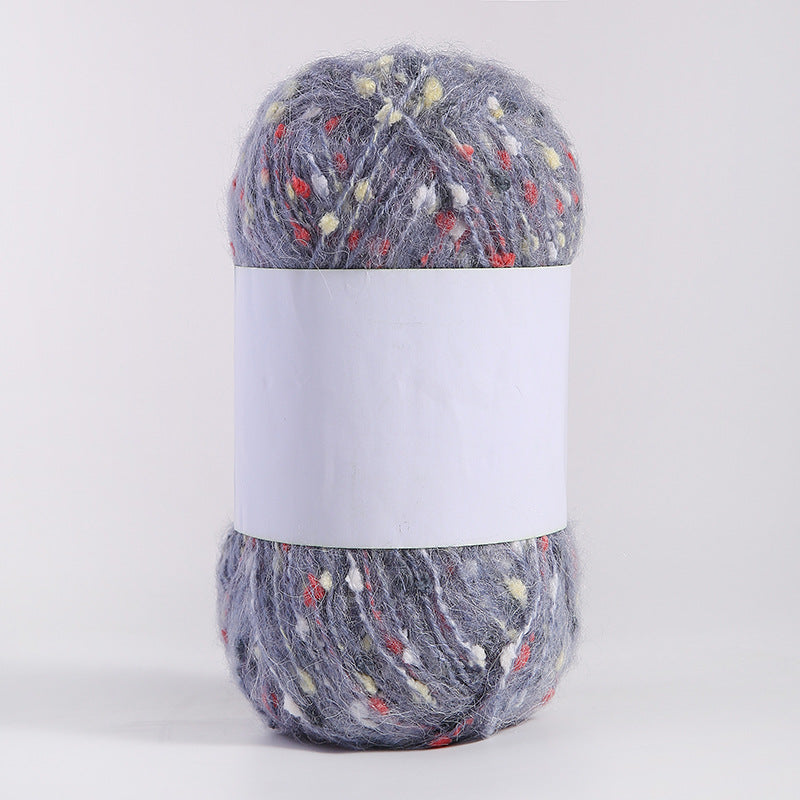 YARN60001 Speckled Teddy Yarn | Soft Textured Crochet Yarn for Scarves, Hats, Bags & DIY Creations