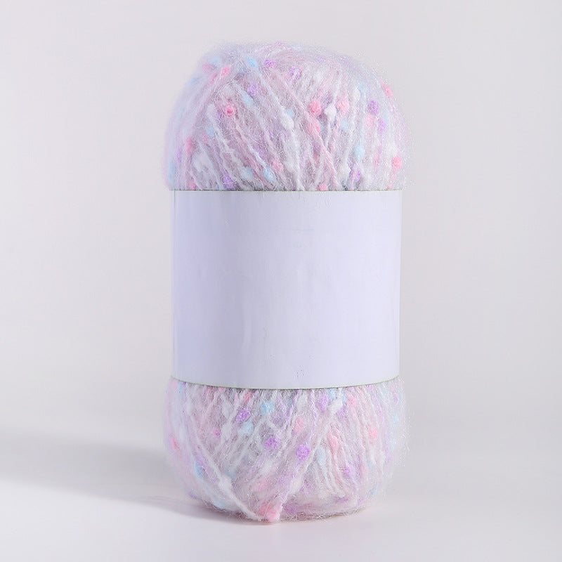YARN60001 Speckled Teddy Yarn | Soft Textured Crochet Yarn for Scarves, Hats, Bags & DIY Creations