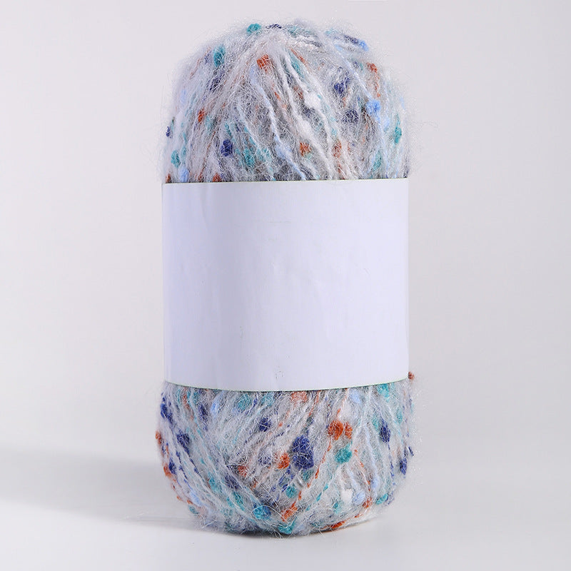YARN60001 Speckled Teddy Yarn | Soft Textured Crochet Yarn for Scarves, Hats, Bags & DIY Creations