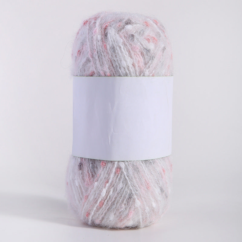 YARN60001 Speckled Teddy Yarn | Soft Textured Crochet Yarn for Scarves, Hats, Bags & DIY Creations