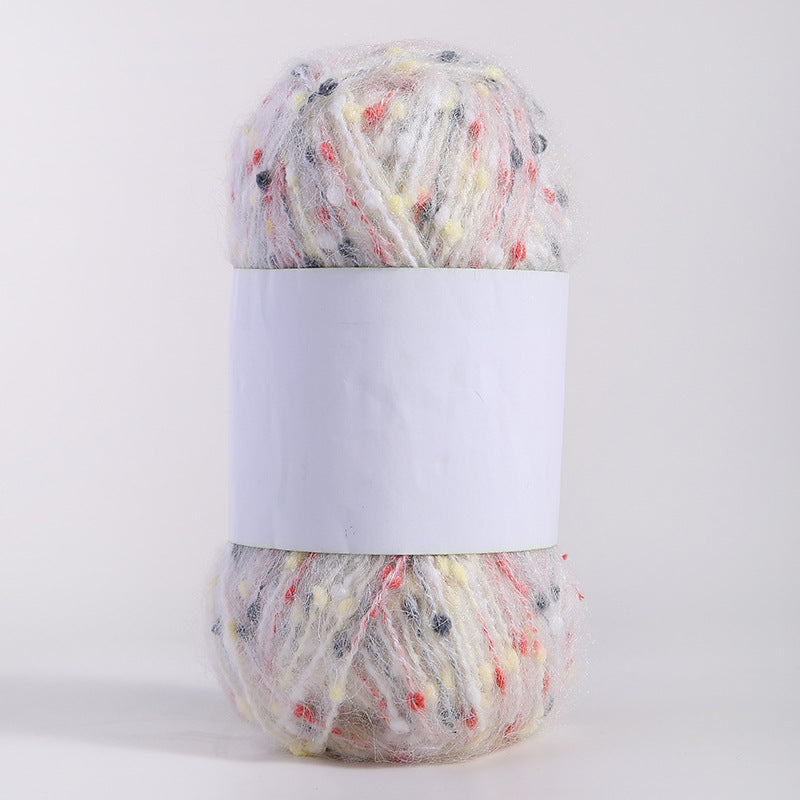YARN60001 Speckled Teddy Yarn | Soft Textured Crochet Yarn for Scarves, Hats, Bags & DIY Creations