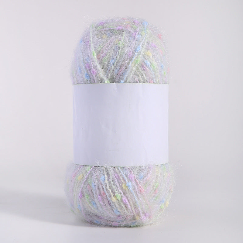YARN60001 Speckled Teddy Yarn | Soft Textured Crochet Yarn for Scarves, Hats, Bags & DIY Creations