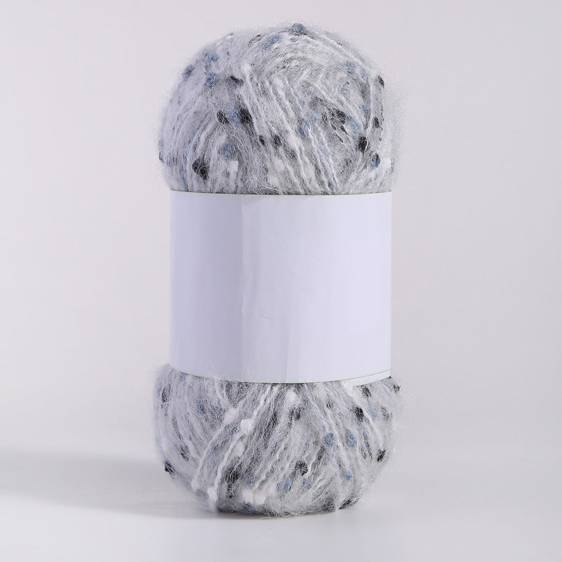YARN60001 Speckled Teddy Yarn | Soft Textured Crochet Yarn for Scarves, Hats, Bags & DIY Creations