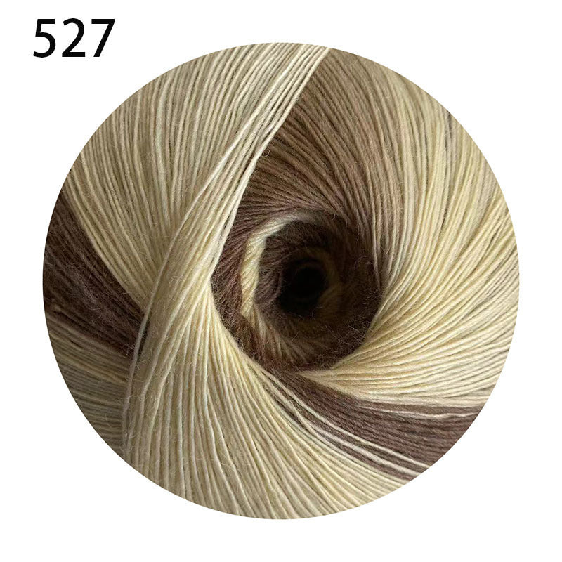 YARN60002 200g Jumbo Gradient Yarn Cake | Rainbow Color Yarn for Shawls, Hats, Scarves & DIY Creations