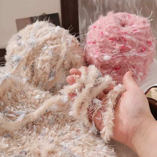 YARN60005 Fluffy Mohair-Style Yarn | Soft Pastel Yarn for Crochet Bags, Hats & Sweaters