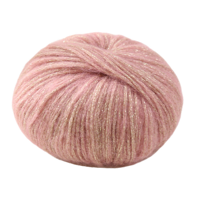 YARN60007 Fine Fluffy Shimmer Yarn | Soft Sparkly Yarn for Baby Scarves, Shawls & Delicate Crochet