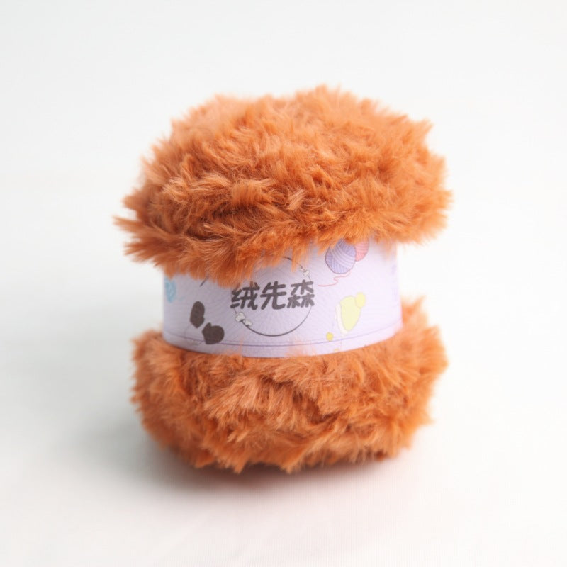 YARN60008 Faux Fur Fluffy Yarn | Ultra-Soft Plush Yarn for Scarves & Cozy Crochet Creations