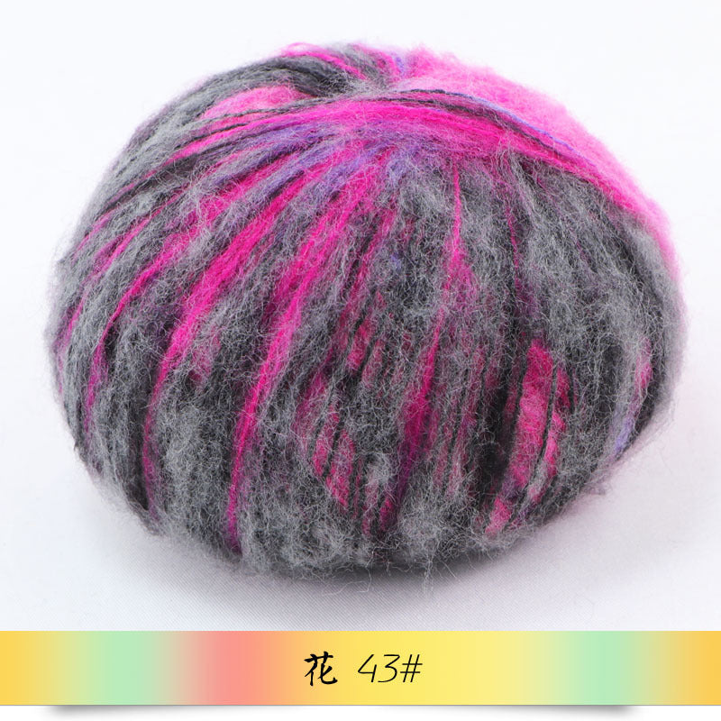YARN60009 Baby Mohair Yarn Crochet Kit for Scarf & Shawl DIY (Soft Fine Wool Blend)