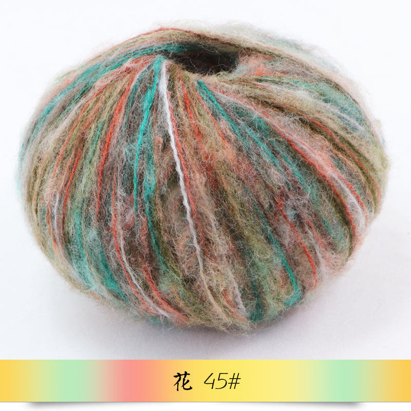 YARN60009 Baby Mohair Yarn Crochet Kit for Scarf & Shawl DIY (Soft Fine Wool Blend)