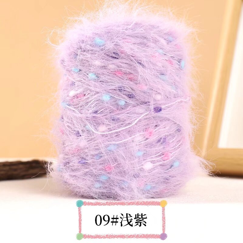 YARN60015 Premium Faux Mink Fur Yarn for Crochet & Knitting – Ultra Soft Plush Yarn for Winter Wear DIY