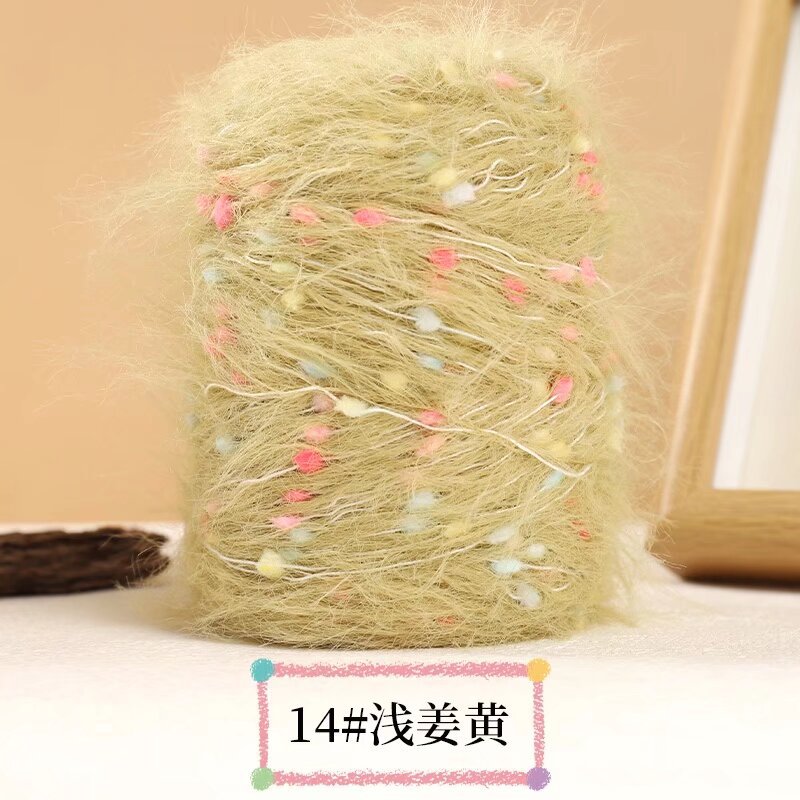 YARN60015 Premium Faux Mink Fur Yarn for Crochet & Knitting – Ultra Soft Plush Yarn for Winter Wear DIY