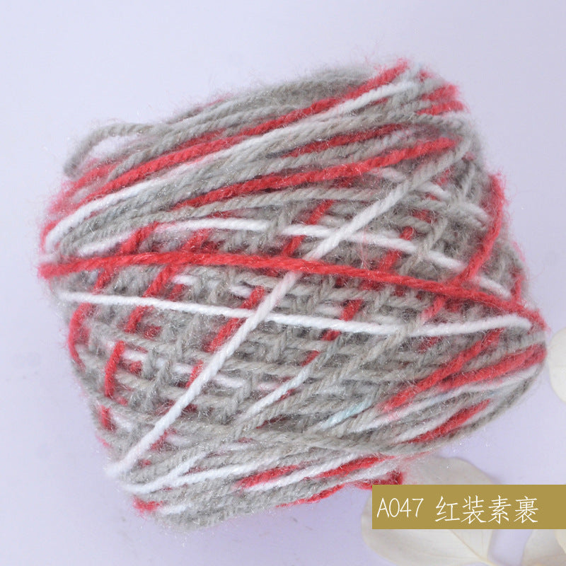 YARN60020 Premium Chunky Plush Yarn for Crochet & Knitting – Ultra Soft Variegated Yarn for Winter Wear DIY