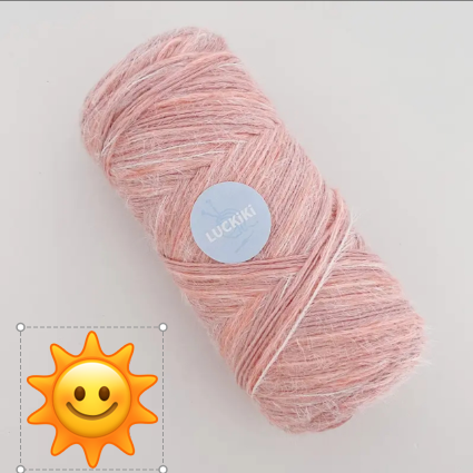 KN2603028 Lovely Heart Hobo Bag DIY Crochet Bag Kit with Step-by-Step Video Tutorial