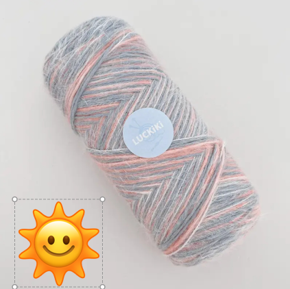 KN2603028 Lovely Heart Hobo Bag DIY Crochet Bag Kit with Step-by-Step Video Tutorial