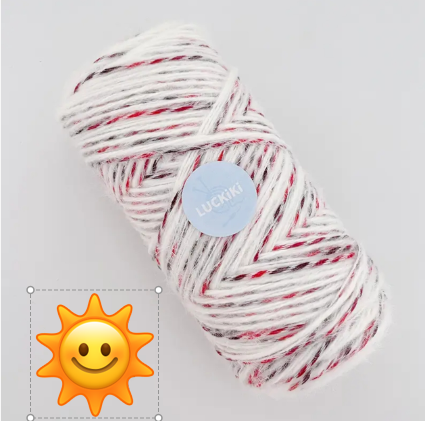 KN2603028 Lovely Heart Hobo Bag DIY Crochet Bag Kit with Step-by-Step Video Tutorial