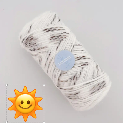 KN2603028 Lovely Heart Hobo Bag DIY Crochet Bag Kit with Step-by-Step Video Tutorial