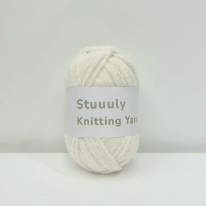 KN2603006 Cream Puff DIY Crochet Kit with Video Tutorial