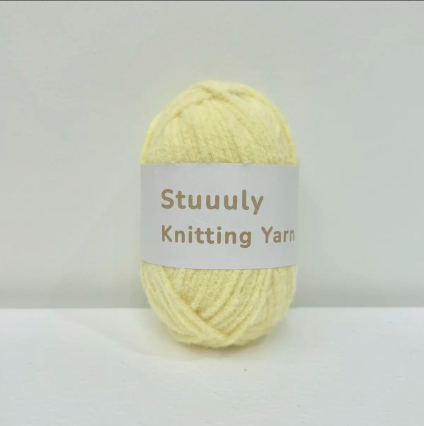 KN2603006 Cream Puff DIY Crochet Kit with Video Tutorial