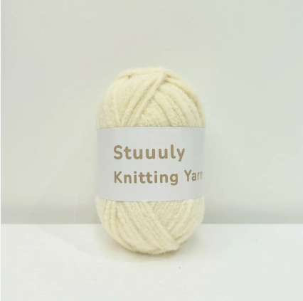 KN2603006 Cream Puff DIY Crochet Kit with Video Tutorial